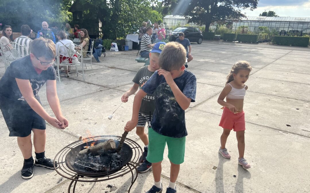 BBQ op de kwekerij